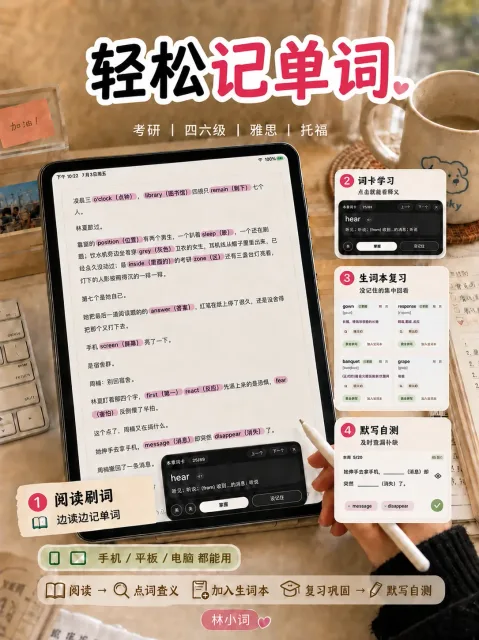 考研｜四六级｜专升本｜高中｜轻松记单词 · 【考研】 5500词